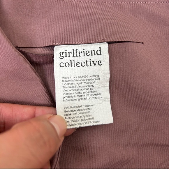 Girlfriend Collective compressive high-rise cropped leggings size: M - Picture 6 of 8